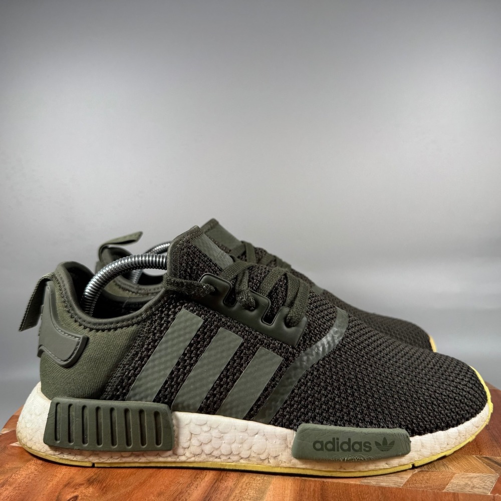 Adidas NMD R1 Trace Cargo Olive Green Black Mens Shoes BB2886 Size 9.5